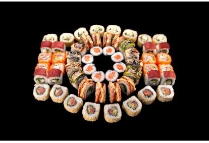 56 vnt. sušių rinkinys „Sushi lovers“ Riešėje