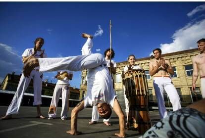 Capoeira brazilų kovos meno treniruočių abonementas