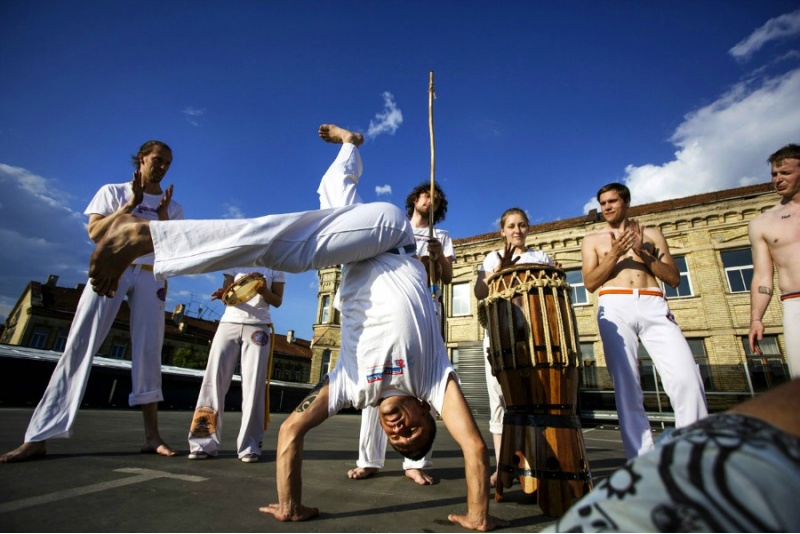 Capoeira brazilų kovos meno treniruočių abonementas