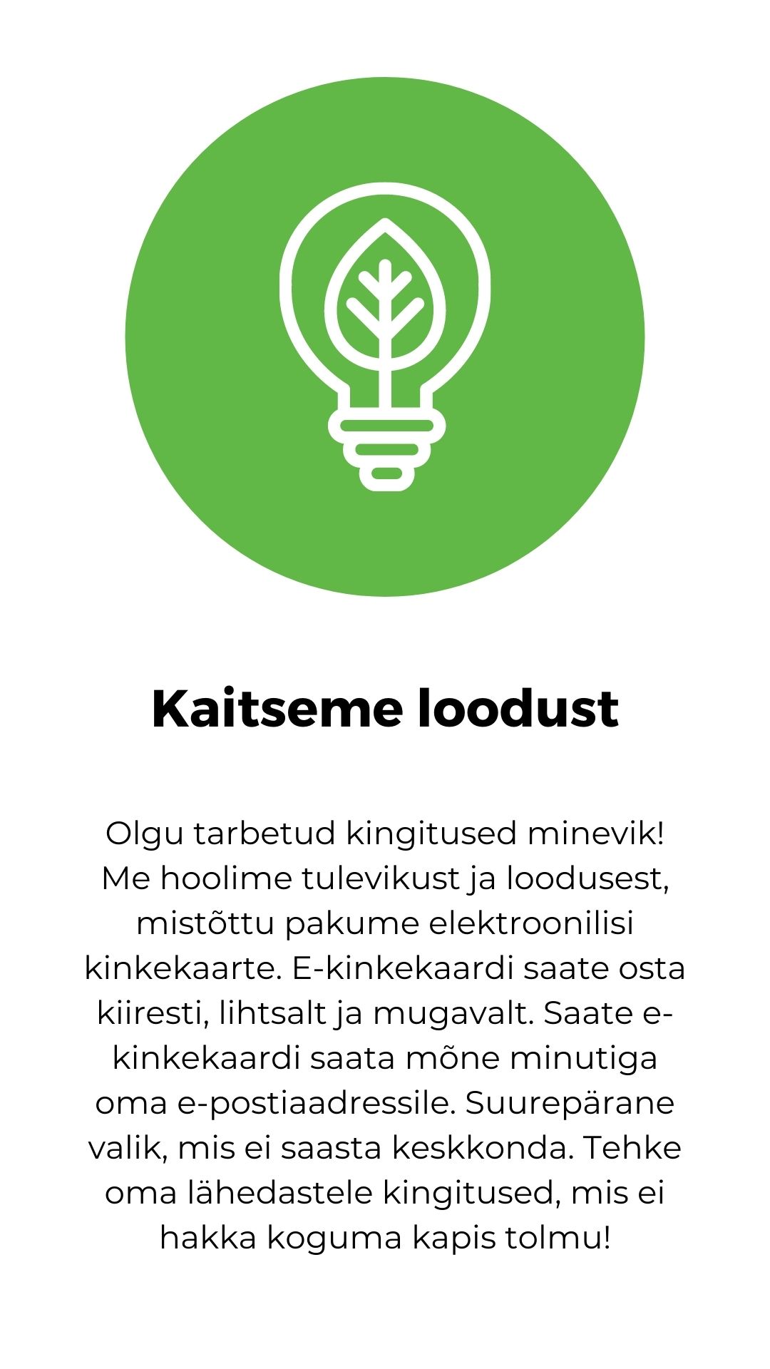 Kaitseme loodust