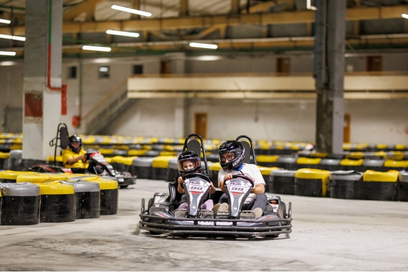 ka veikti su vaikais kaune, kartingai