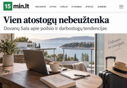 „Dovanų Sala“ apie besikeičiančius lietuvių poilsio ir atostogų įpročius - 15min